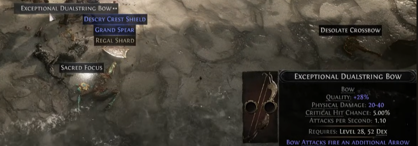 poe2 exceptional item drop in the third edict